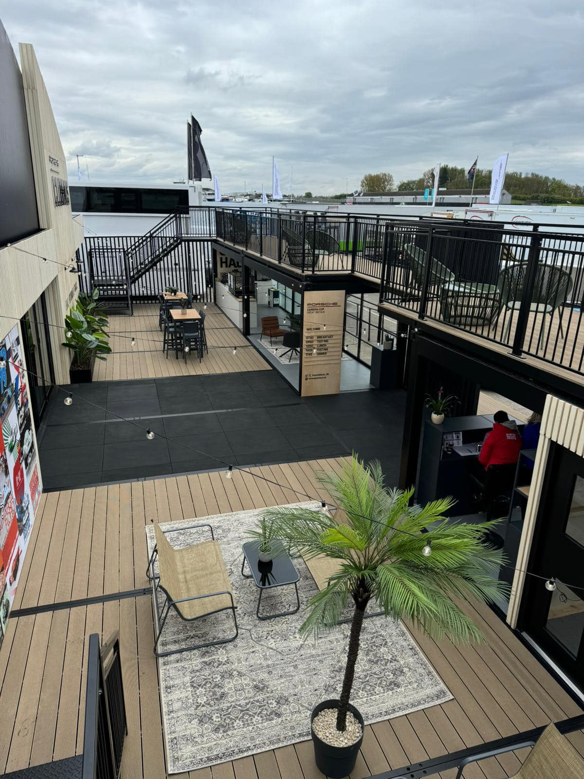 20FT SHIPPING CONTAINER ROOF TERRACE WITH STAIRS