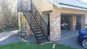 Steel Staircase Residential