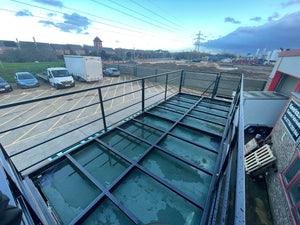 20FT SHIPPING CONTAINER ROOF TERRACE WITH STAIRS